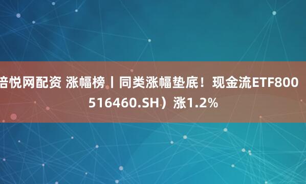 倍悦网配资 涨幅榜丨同类涨幅垫底！现金流ETF800（516460.SH）涨1.2%